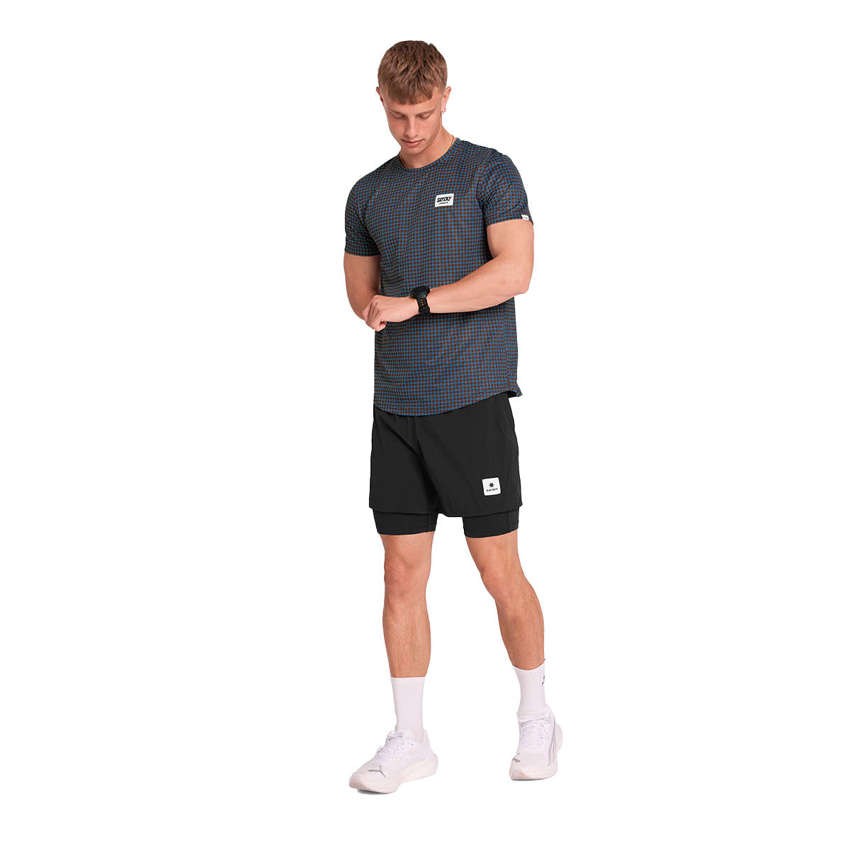 Saysky Houndstooth Combat T-shirt