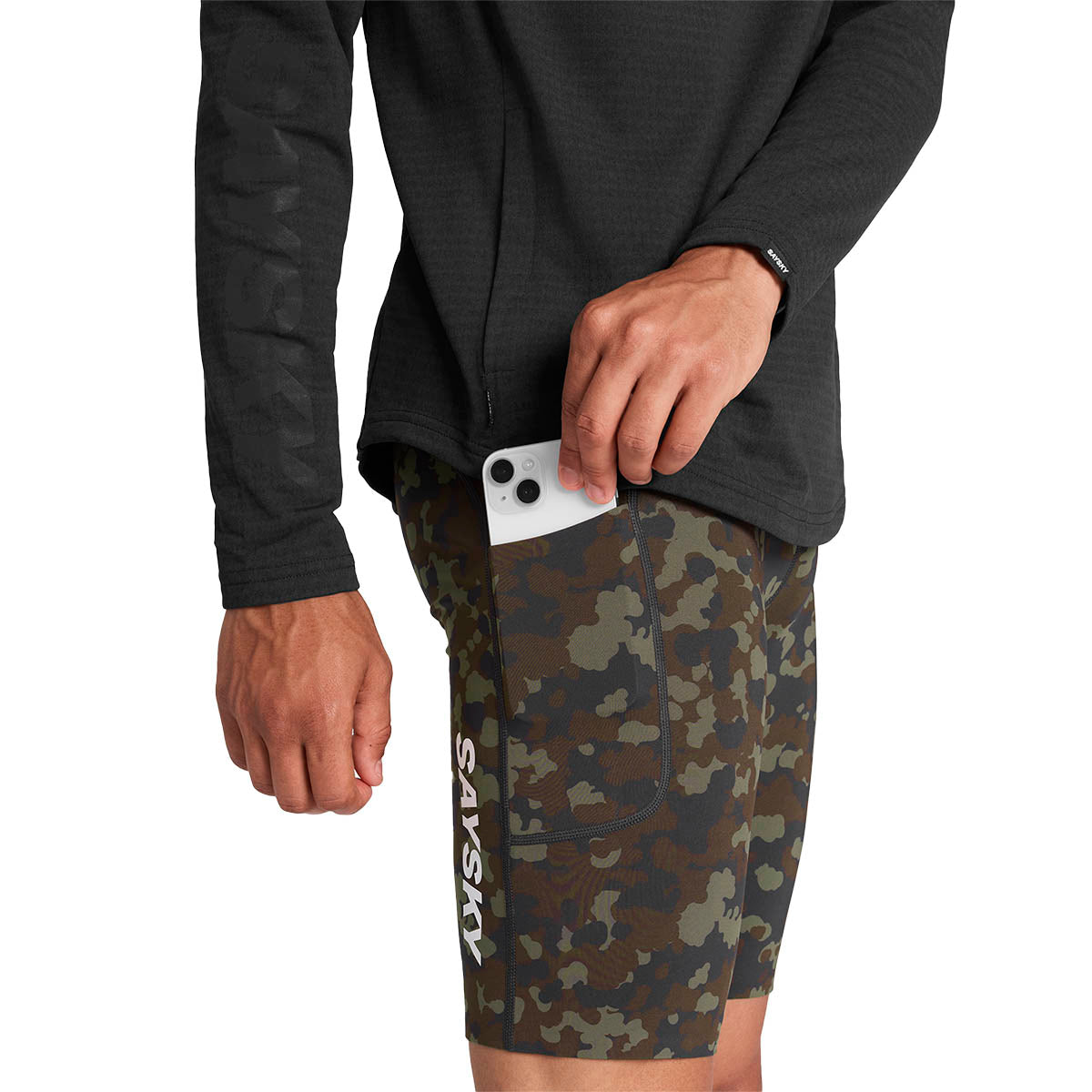 Saysky Camo Combat+ Short Tights 9"