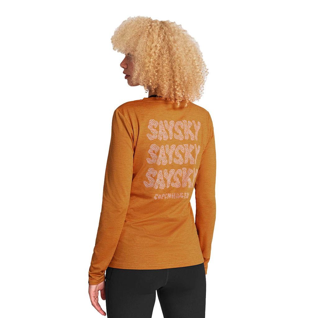 Saysky Reflective Logo Pace Long Sleeve Dame