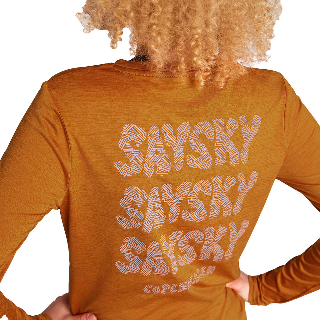 Saysky Reflective Logo Pace Long Sleeve Dame