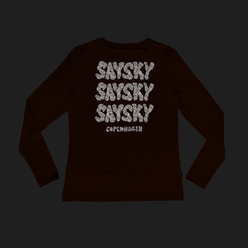 Saysky Reflective Logo Pace Long Sleeve Dame