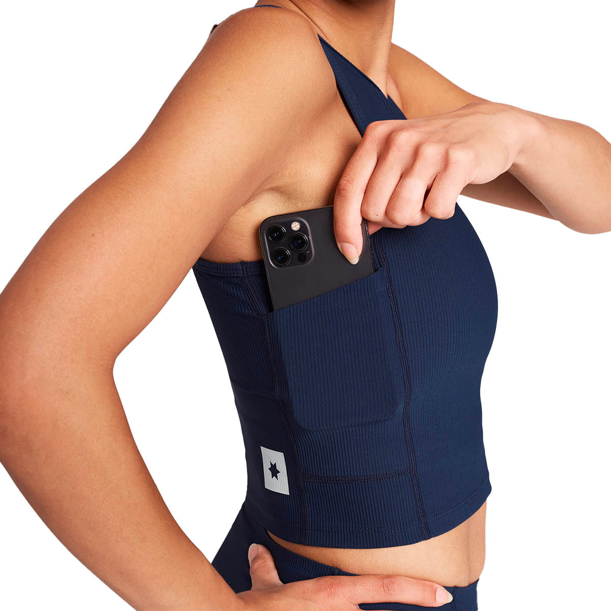 Saysky Combat Rib Crop Top Dame