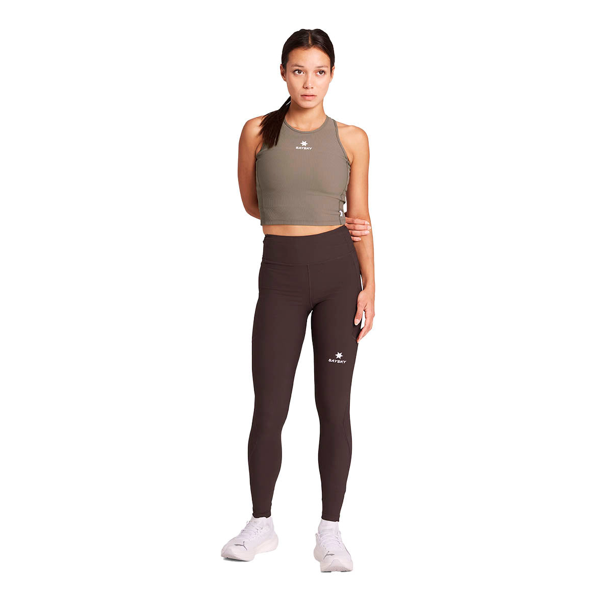 Saysky Combat Rib Crop Top Dame