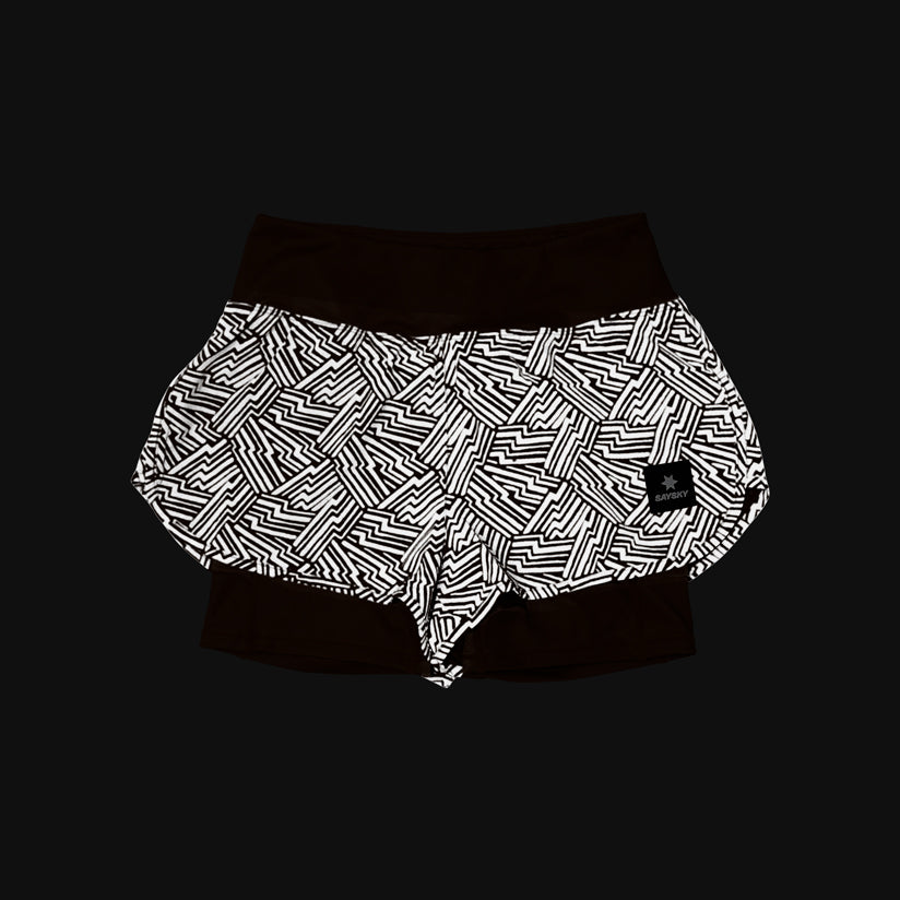 Saysky Reflective Pace 2 in 1 Shorts 3" Dame