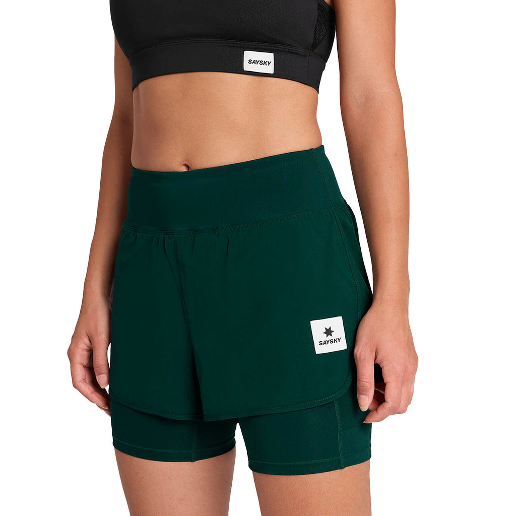 Saysky Pace 2 In 1 Shorts 3" Dame