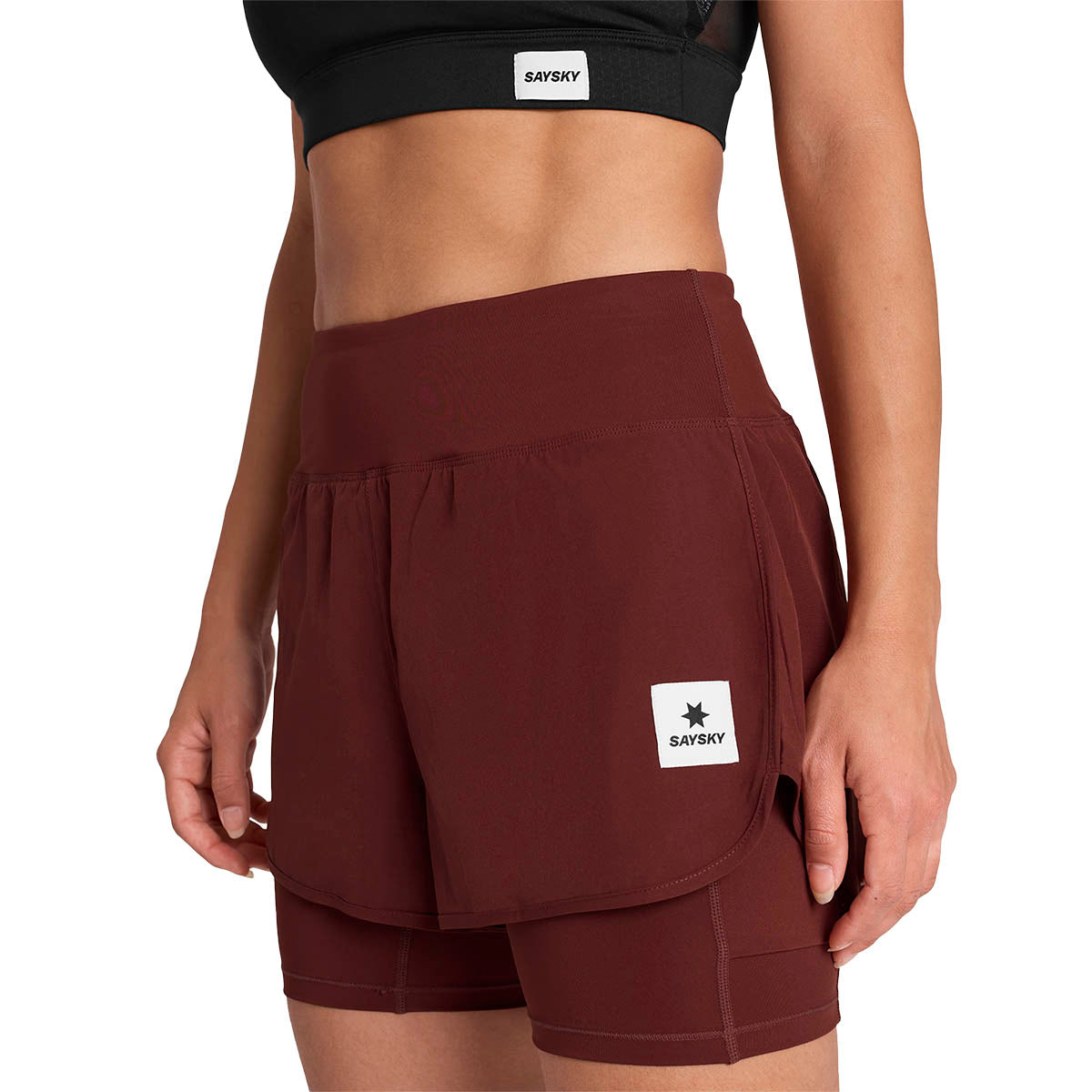 Saysky Pace 2 In 1 Shorts 3" Dame