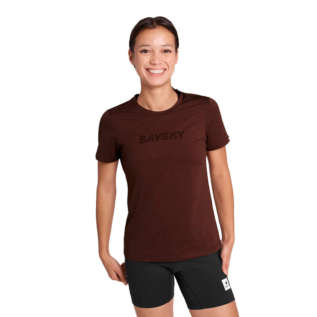 Saysky Logo Pace T-shirt Dame