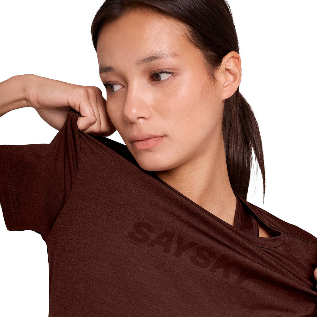 Saysky Logo Pace T-shirt Dame