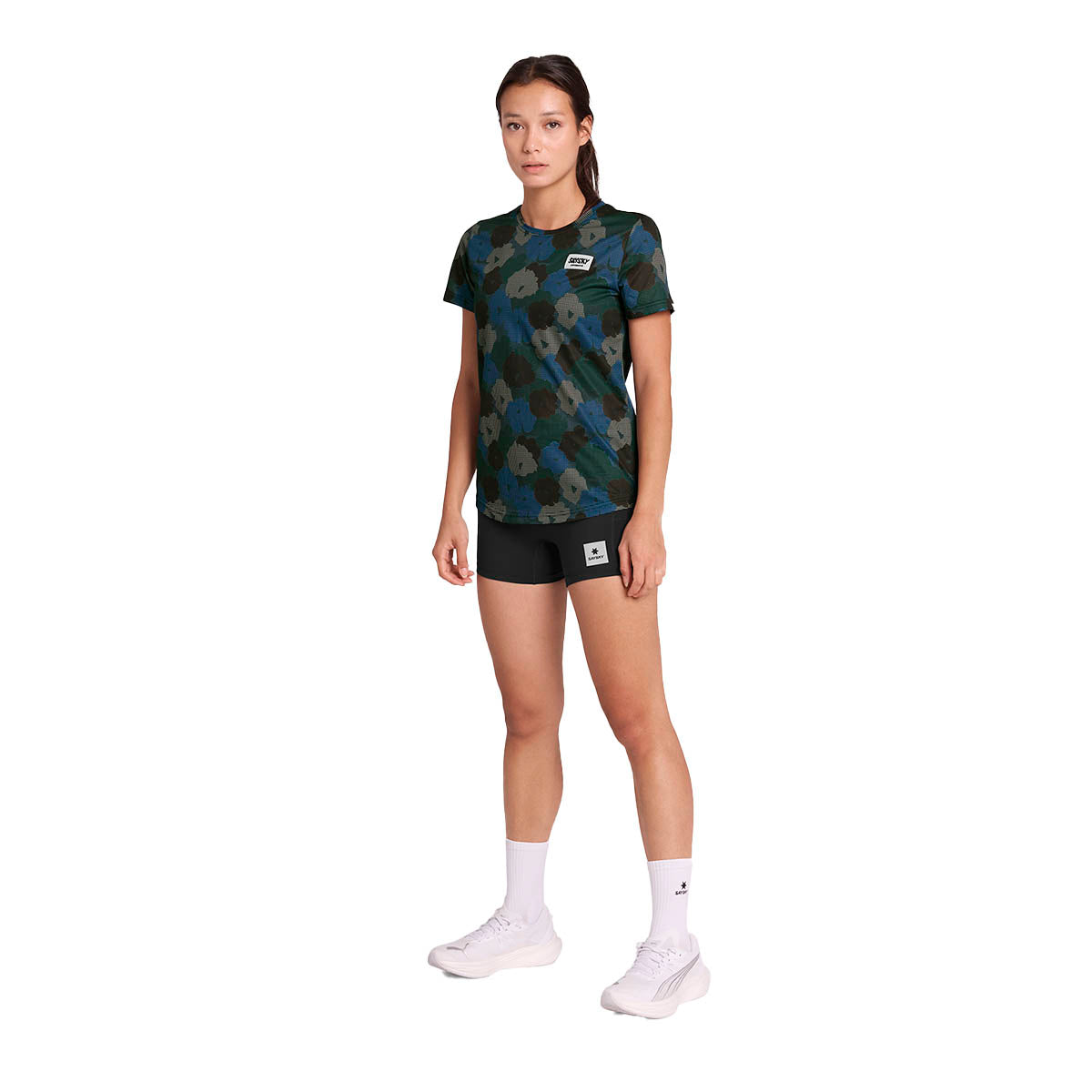 Saysky Flower Combat T-shirt Dame