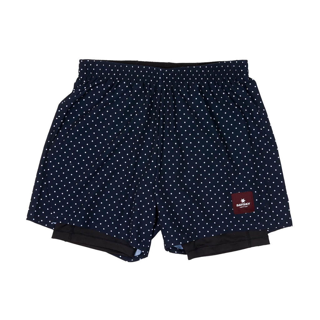 Saysky Polka 2 In 1 Shorts 5" Herre