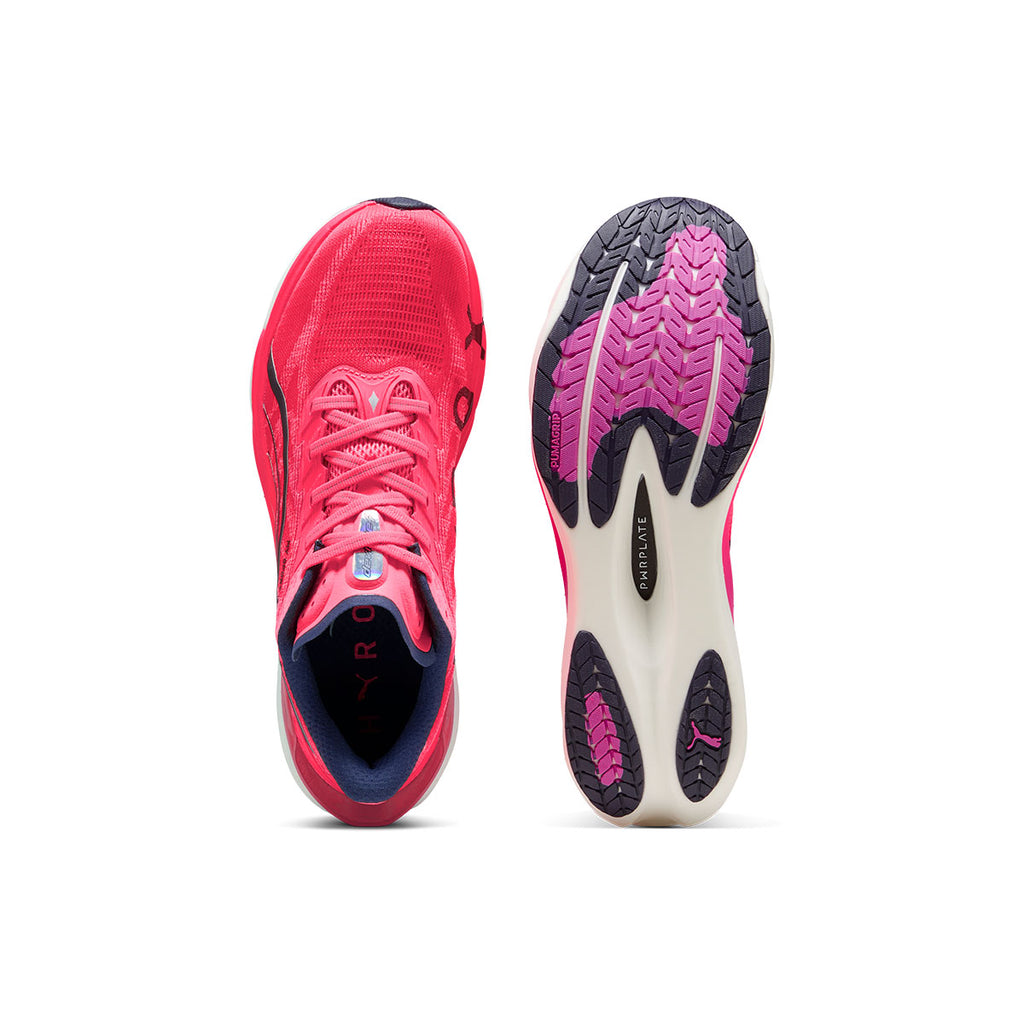Puma Deviate NITRO 4 Hyrox herre løbesko i pink og sort