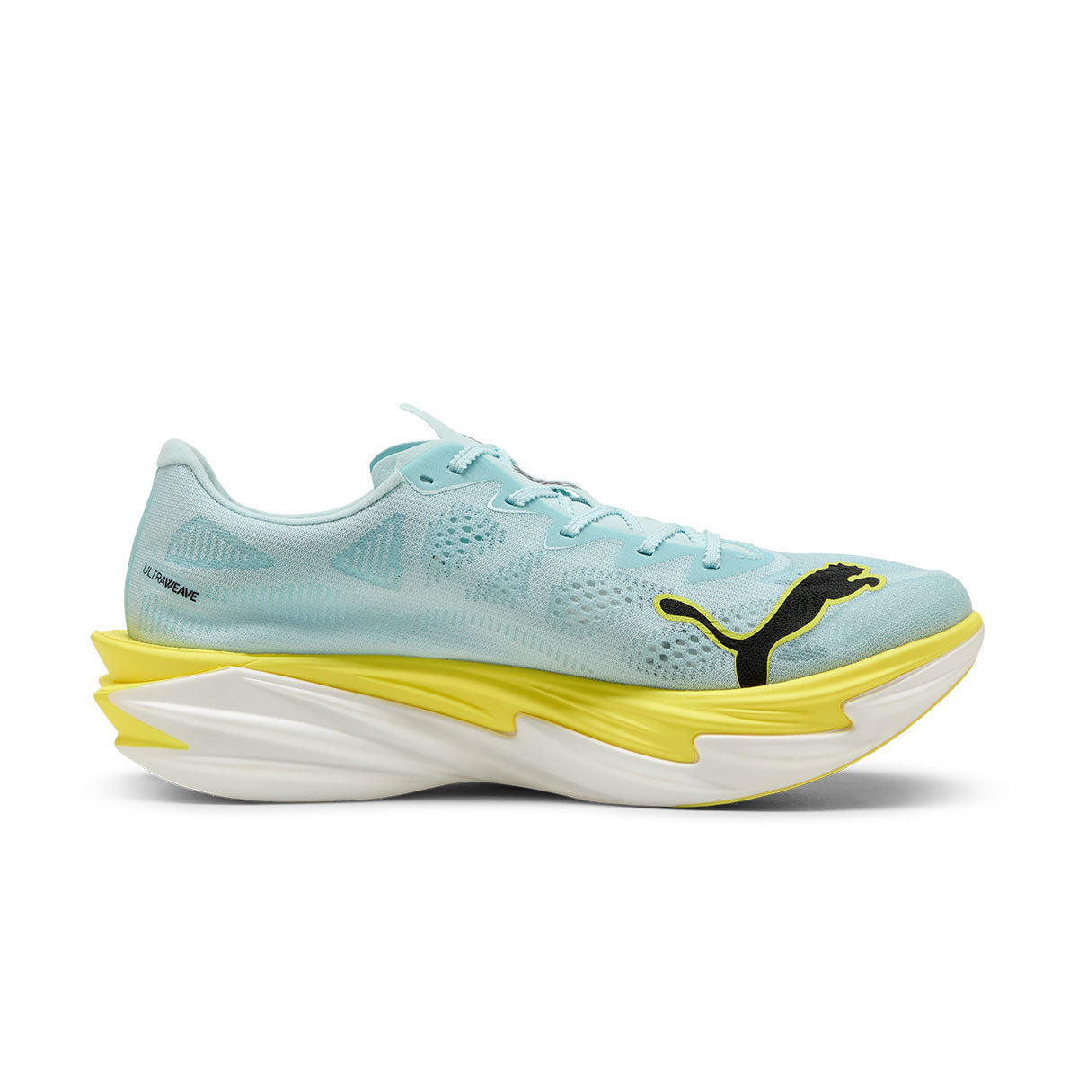 Puma Deviate NITRO Elite 4 Herre løbesko i lyseblå og gul