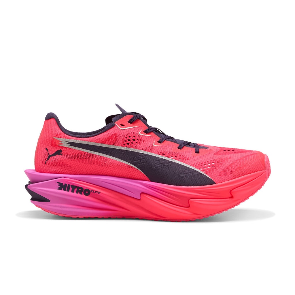Puma Deviate NITRO Elite 4 løbesko i pink og lilla