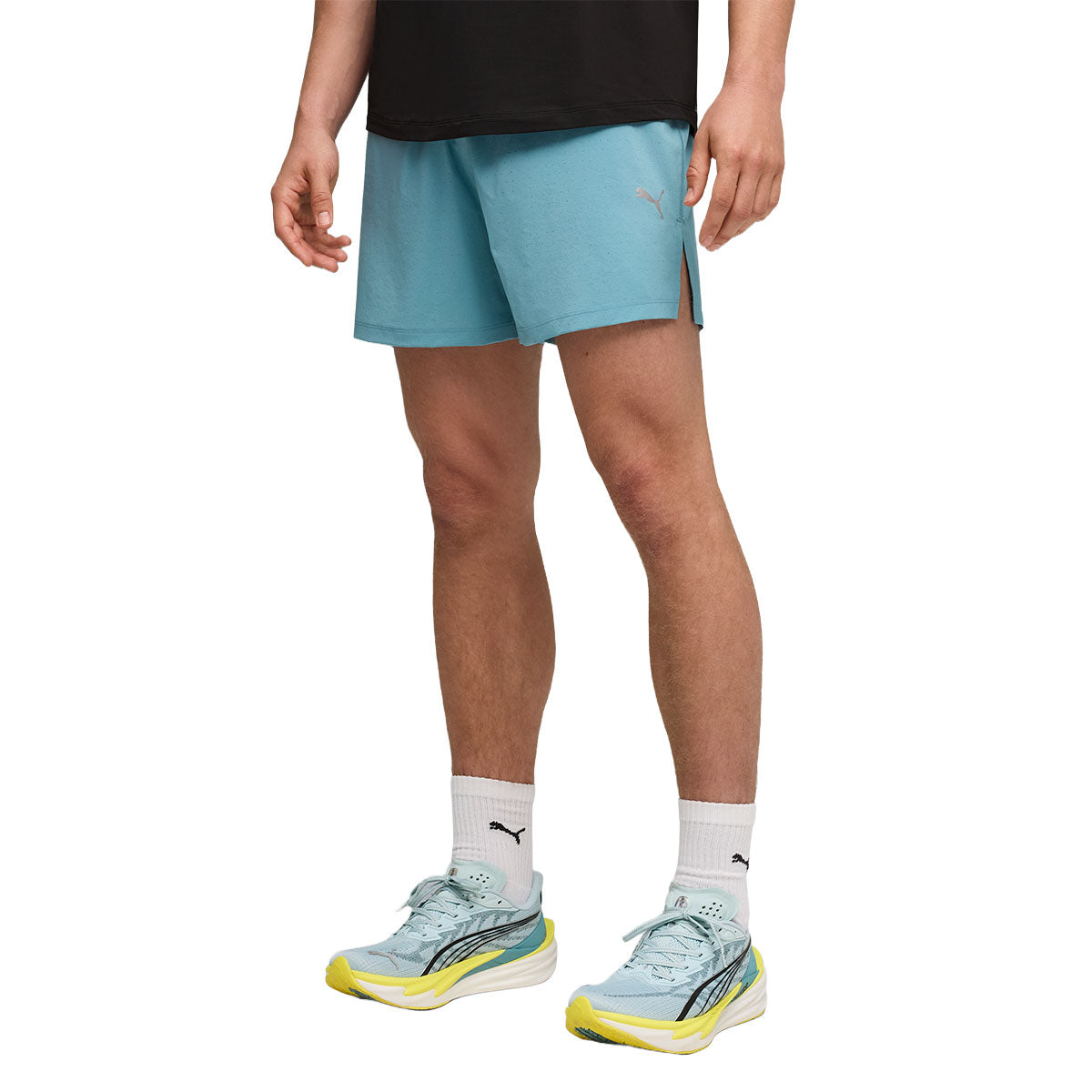 Puma Dreamrun 5" Drycell shorts til herrer i lys blå