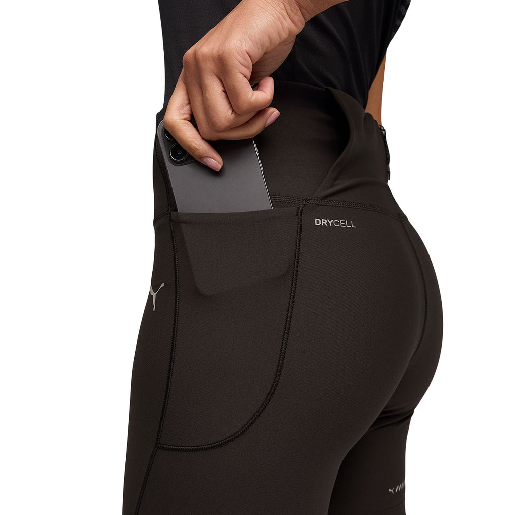 Korte tights med lomme til mobiltelefon, Puma Dreamrun 7" Short Tight Dame