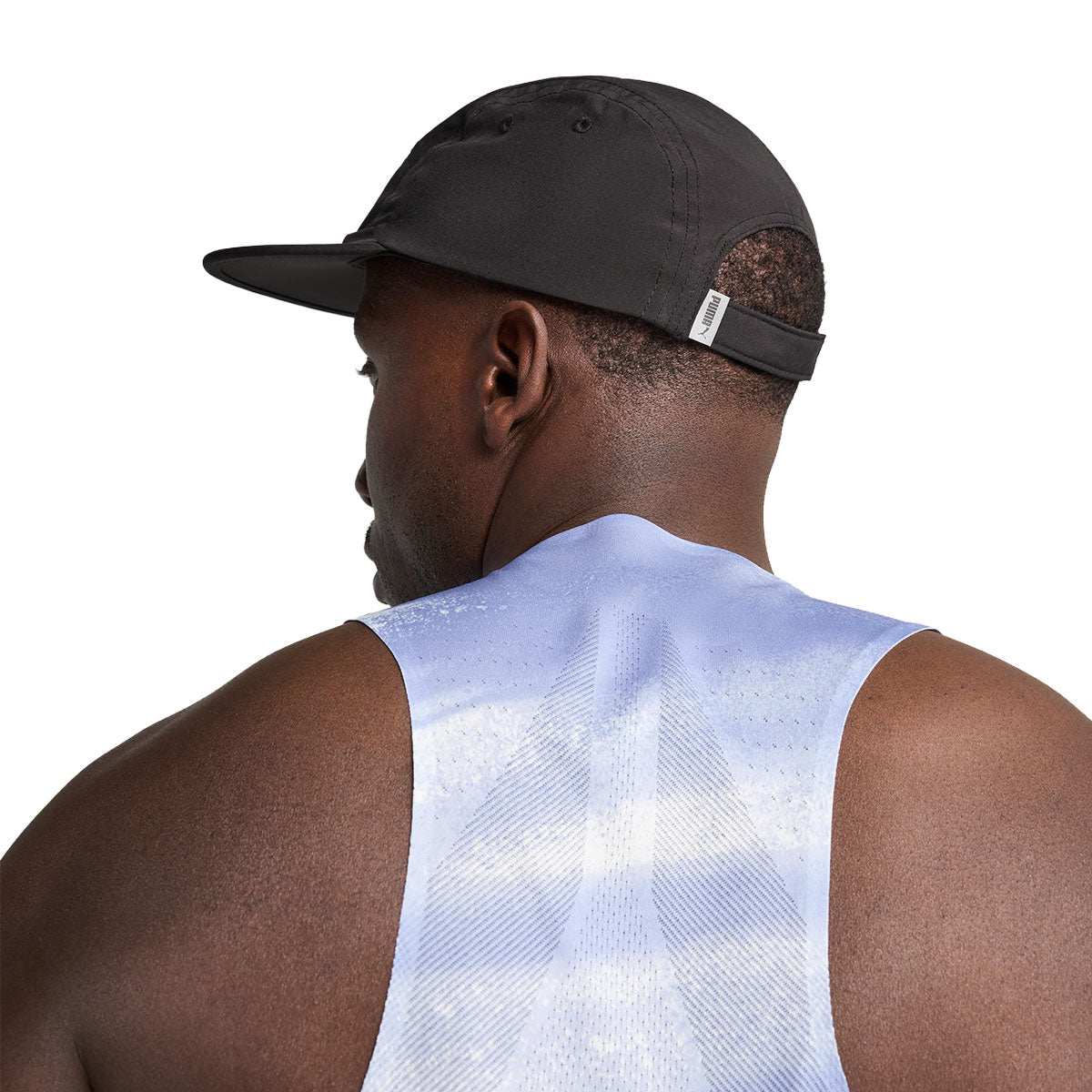 Puma Ess Running 5-panel cap i sort med justerbar rem