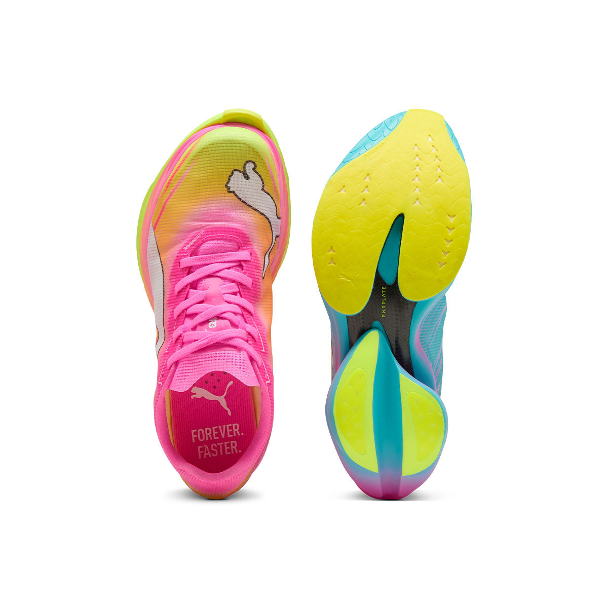 Puma Fast-R NITRO Elite 3 ST Dame løbesko i pink og blå