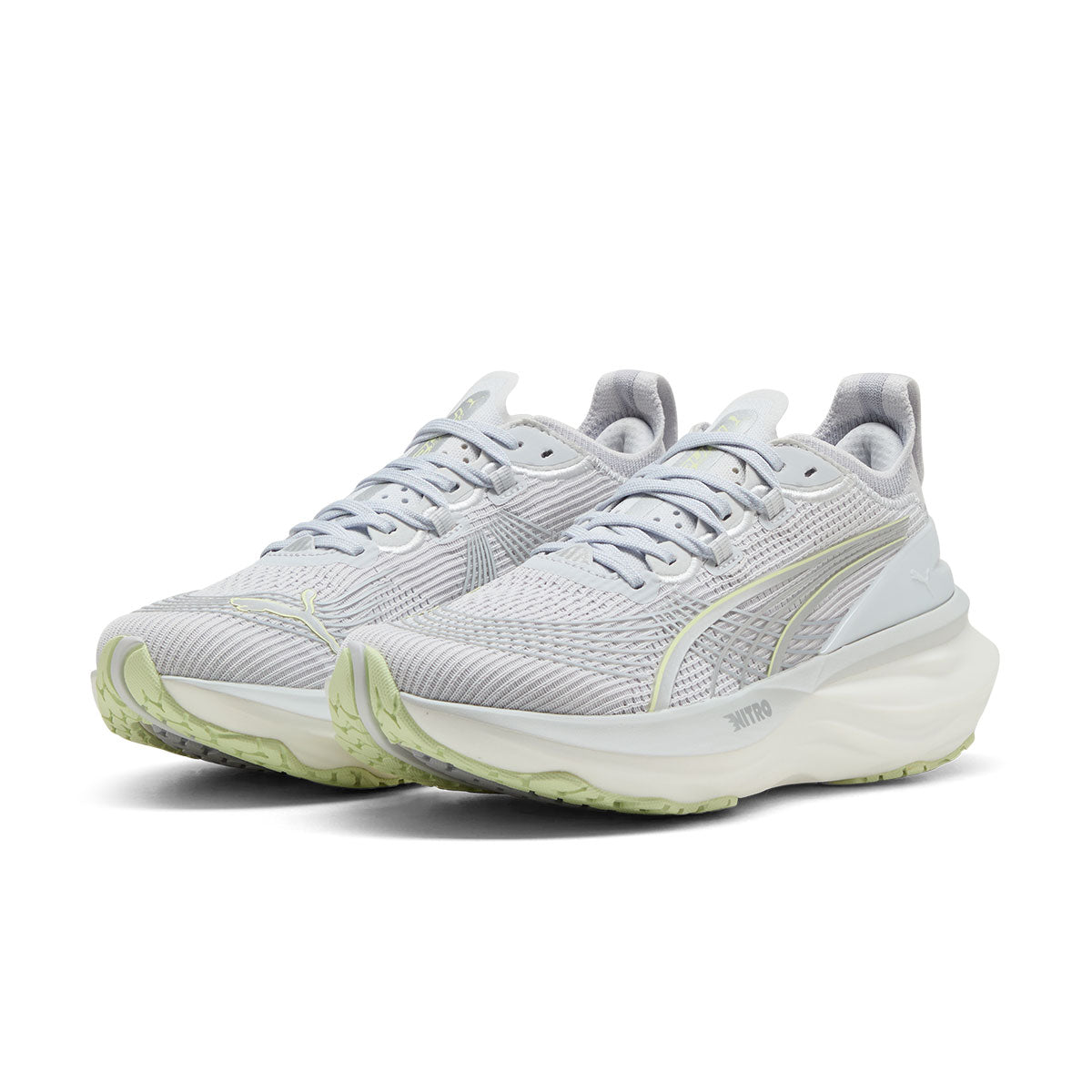 Puma ForeverRun NITRO 2 Dame løbesko i grå og hvid