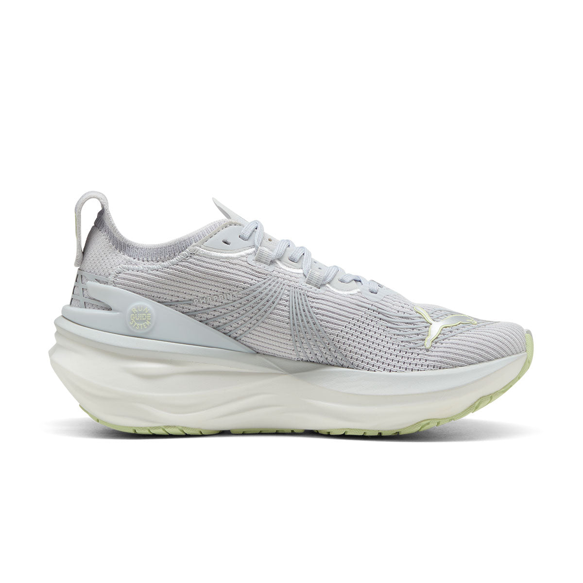 Puma ForeverRun NITRO 2 Dame løbesko i grå med grønne detaljer