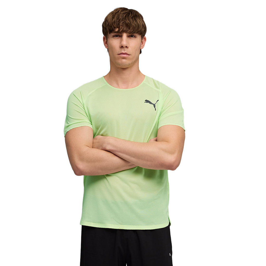 Lys grøn Puma Lightspeed T-shirt til mænd med logo