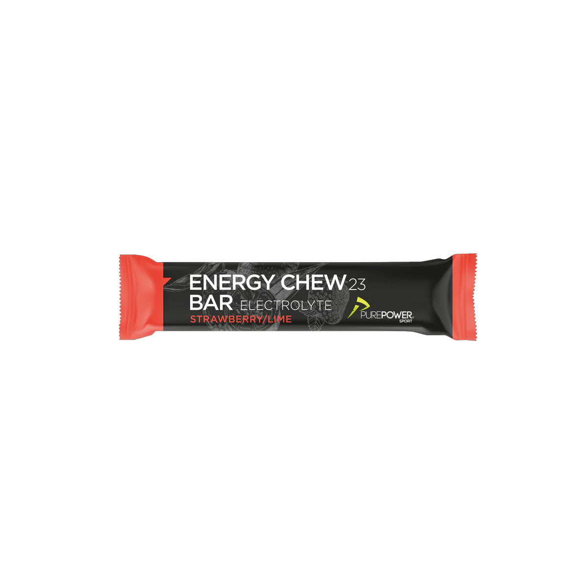 Purepower Energy Chew Bar Elektrolyt Jordbær/Lime 30g