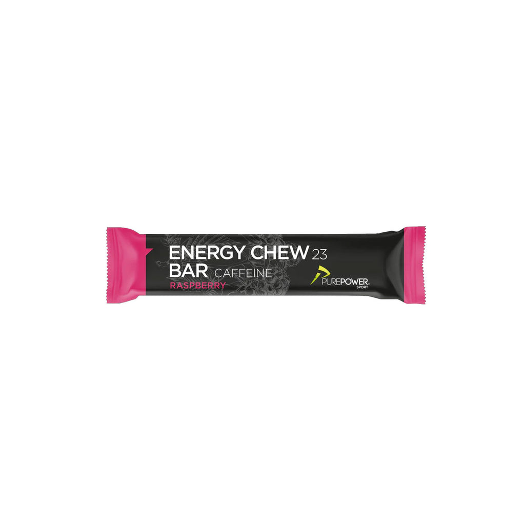 Purepower energibar med koffein og hindbær, 30g