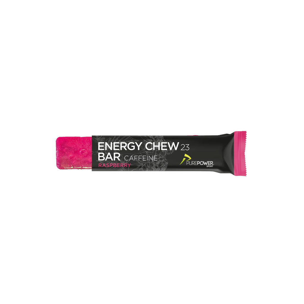 Purepower energibar med koffein og hindbær, 30g