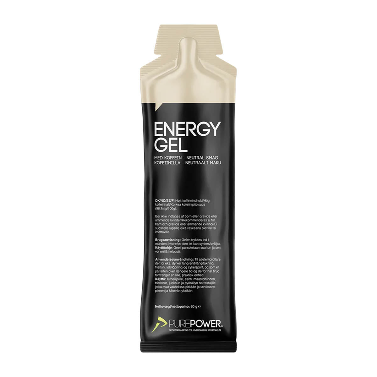 Purepower Energy Gel Neutral Koffein 60 g