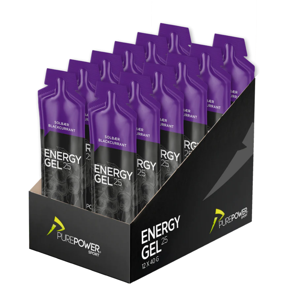 Energigel Solbær 12x40 g i salgspakke