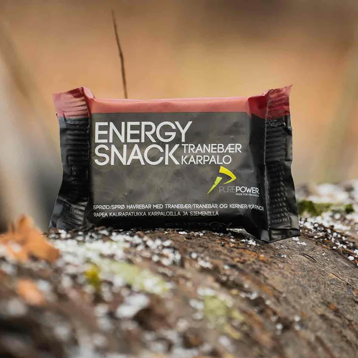 Purepower Energy Snack Tranebær stk