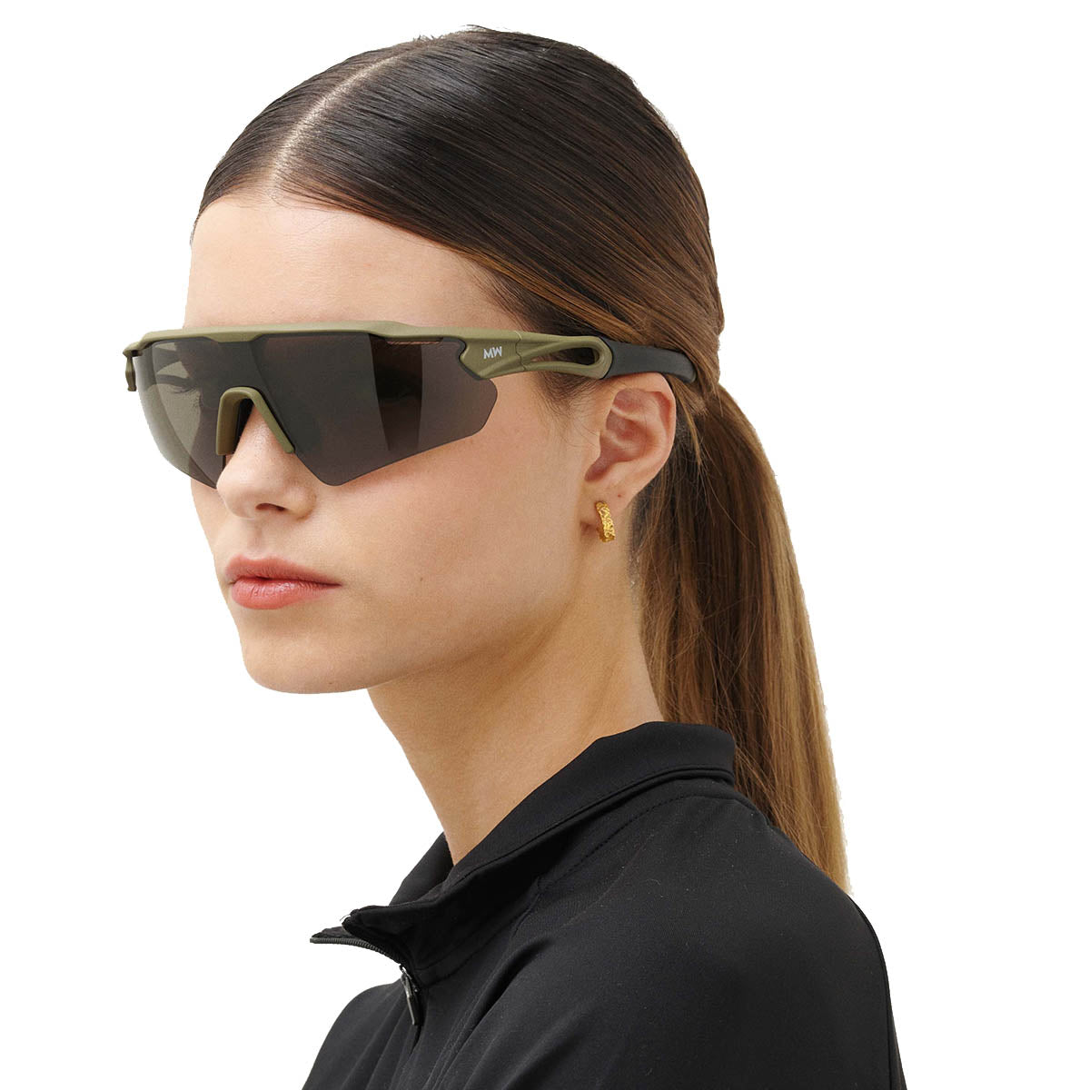 MessyWeekend Rapid Grey Army Solbrille