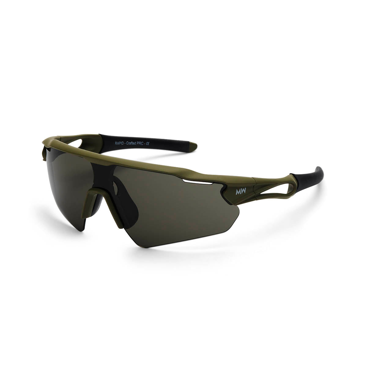 MessyWeekend Rapid Grey Army Solbrille