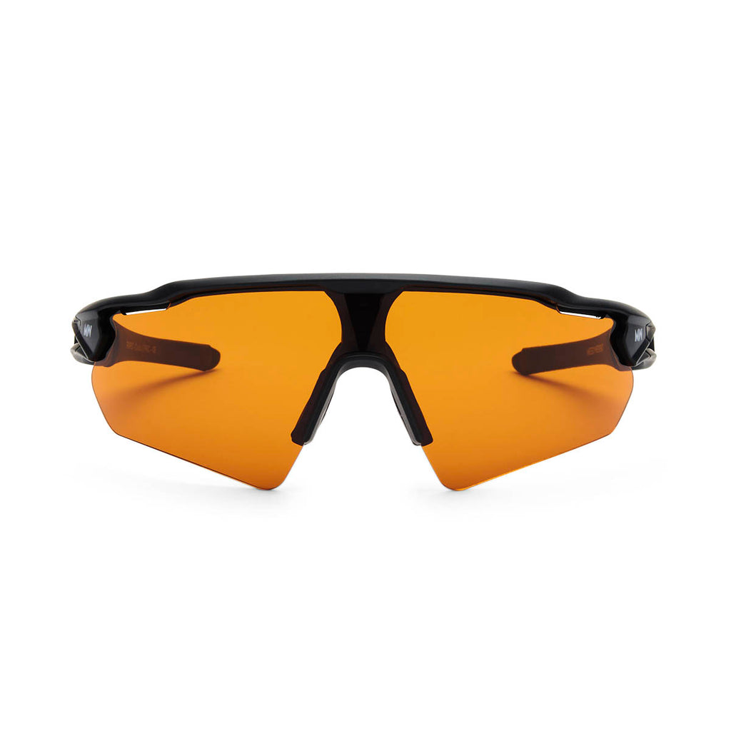 MessyWeekend Rapid Orange Black Solbrille