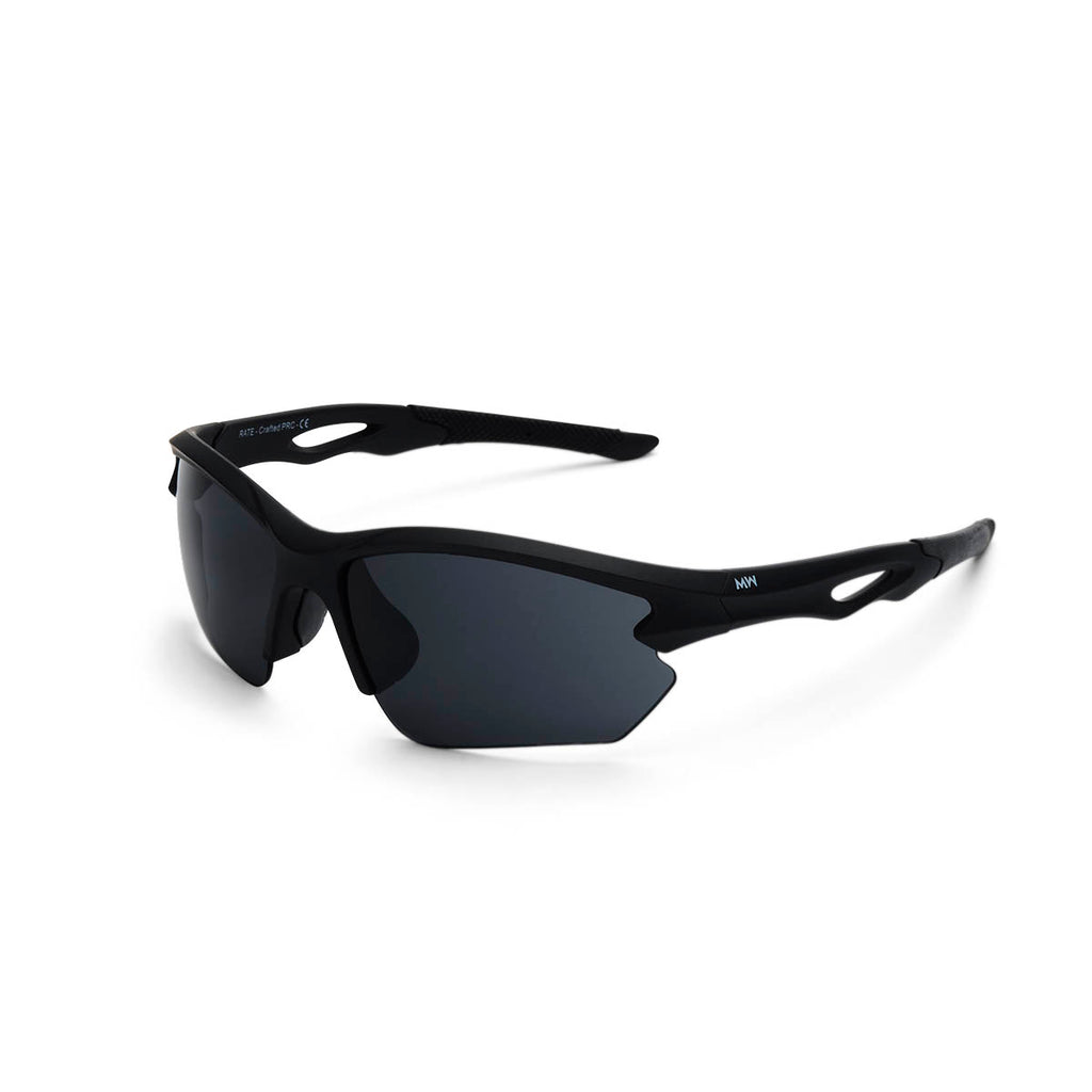 MessyWeekend Rate Grey Black Solbrille