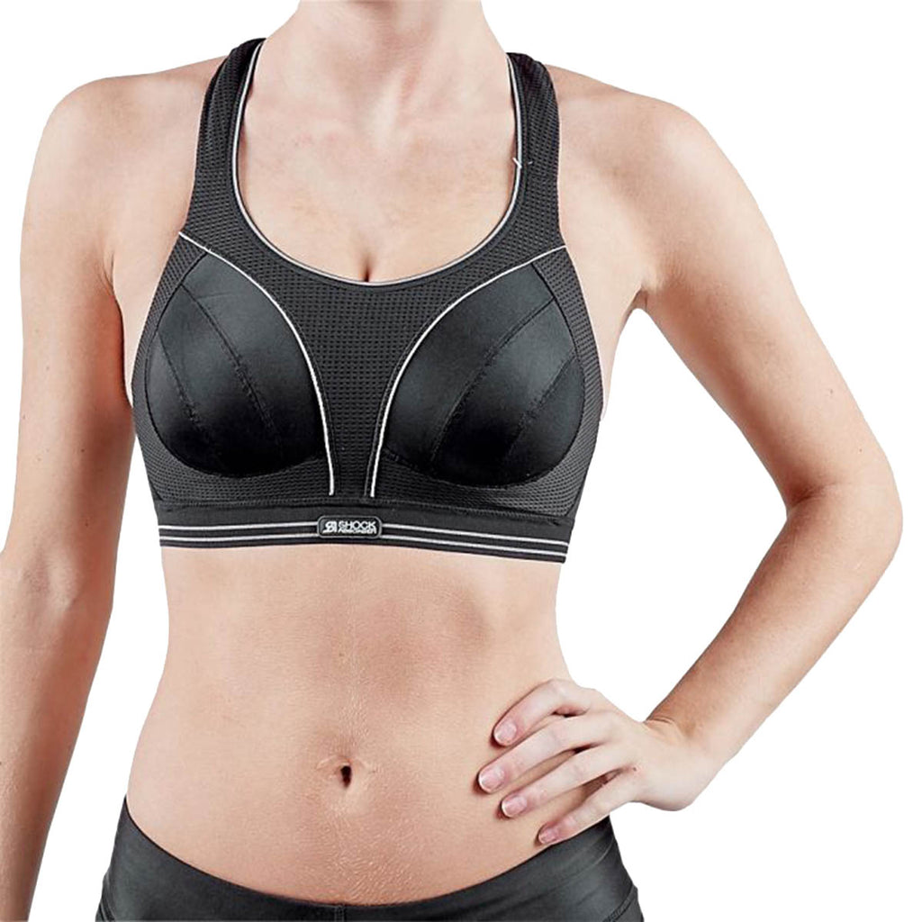 Shock Absorber Ultimate Run Bra i sort med støtte til sport