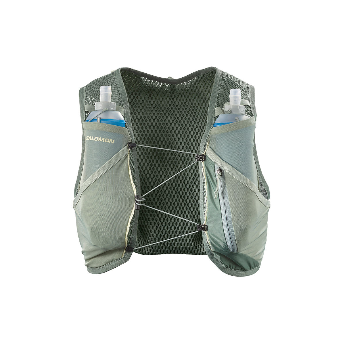 Salomon Active Skin 4 Set vest med vandflasker