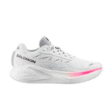 Salomon Aero Glide 4 Herre løbesko i hvid med pink detalje