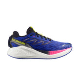 Salomon Aero Glide 4 Herre løbesko i blå og pink farver