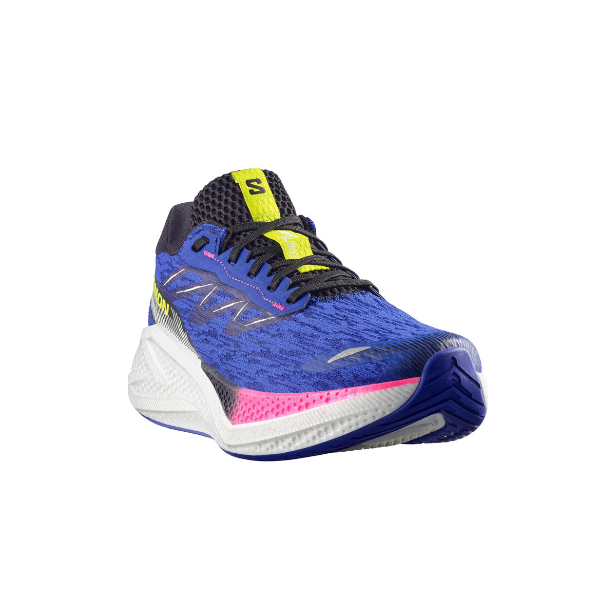 Salomon Aero Glide 4 Herre løbesko i blå og pink farver