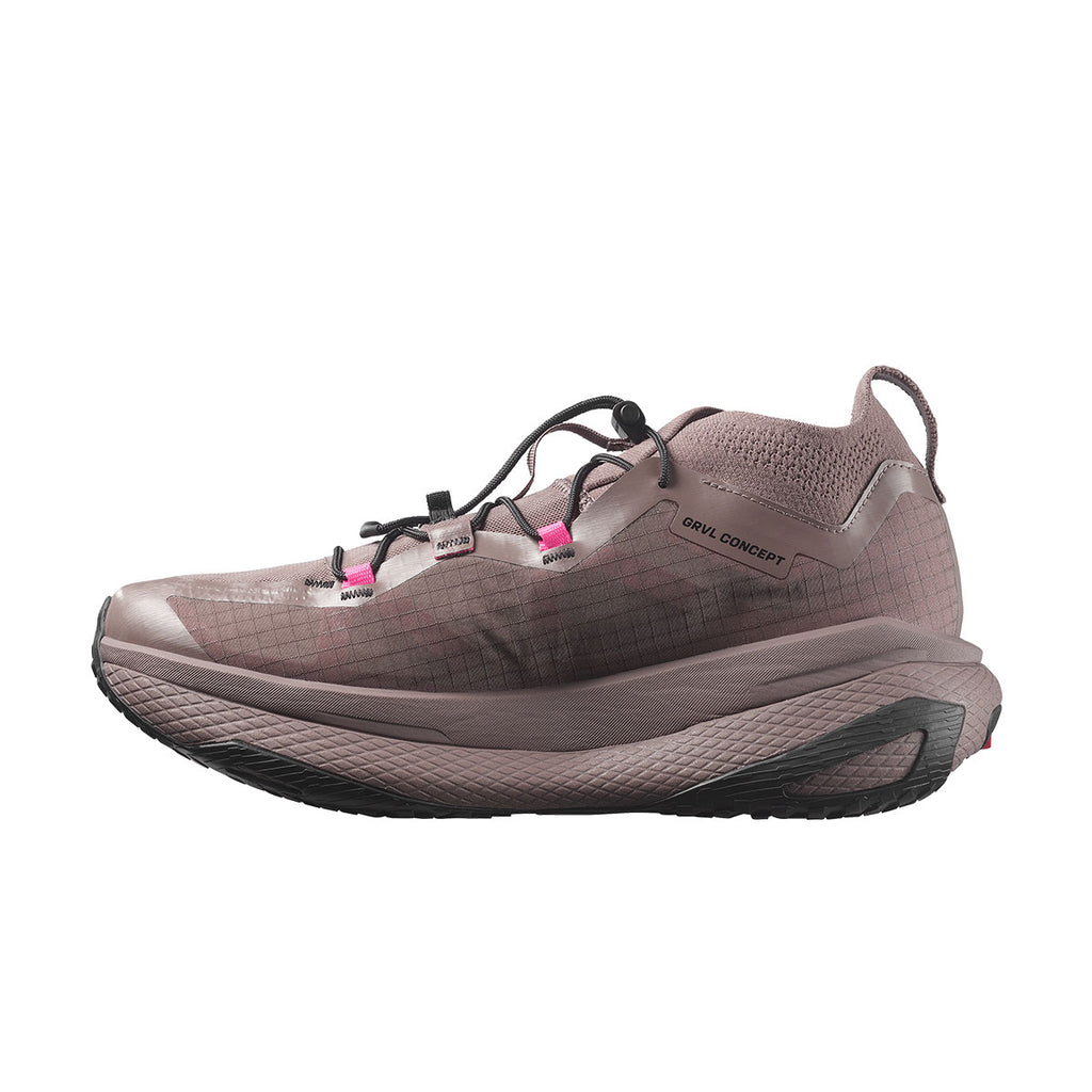 Salomon GRVL Concept Herre løbesko i grå og rosa farver