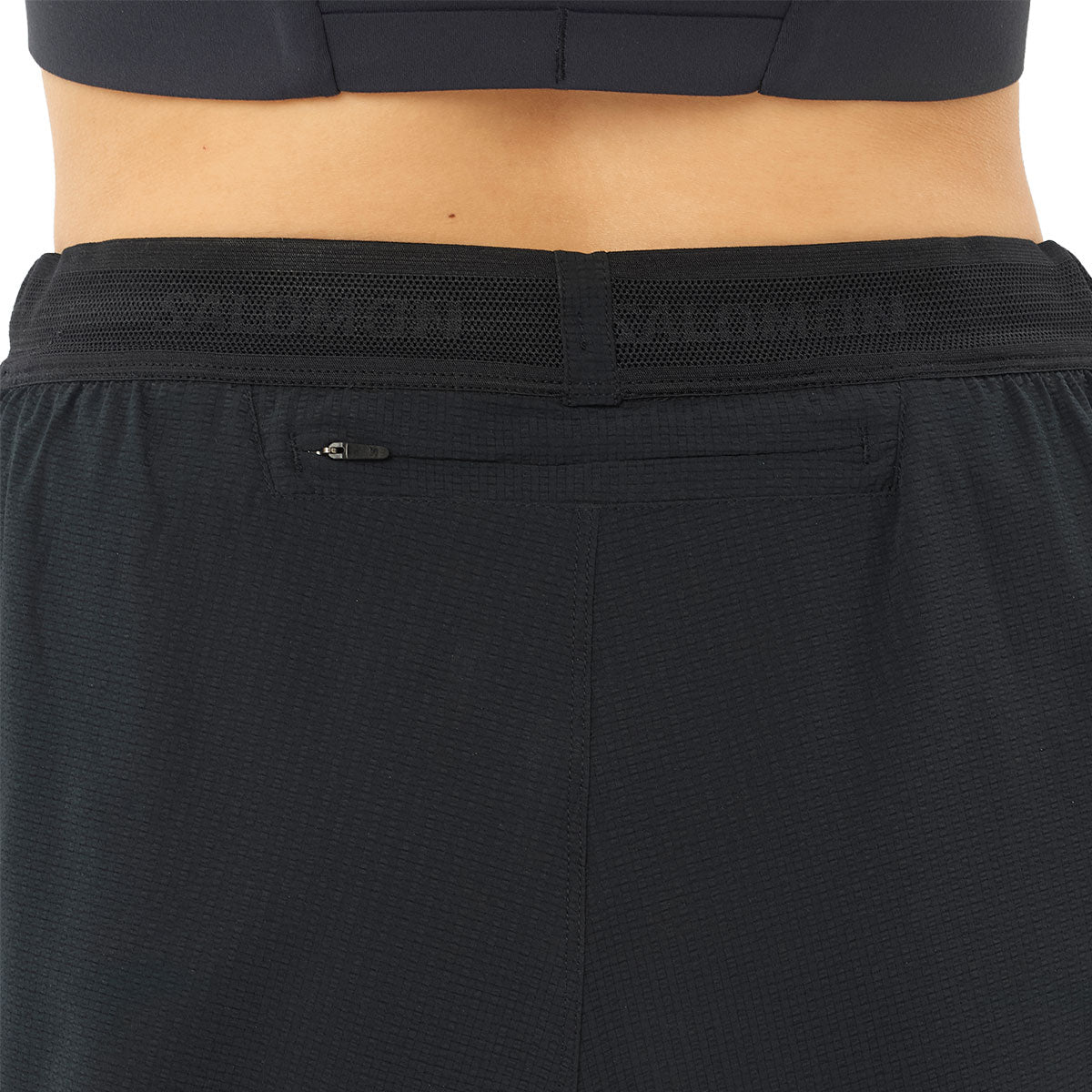 Salomon Sense Aero Split 3" shorts til damer, sort bagpå