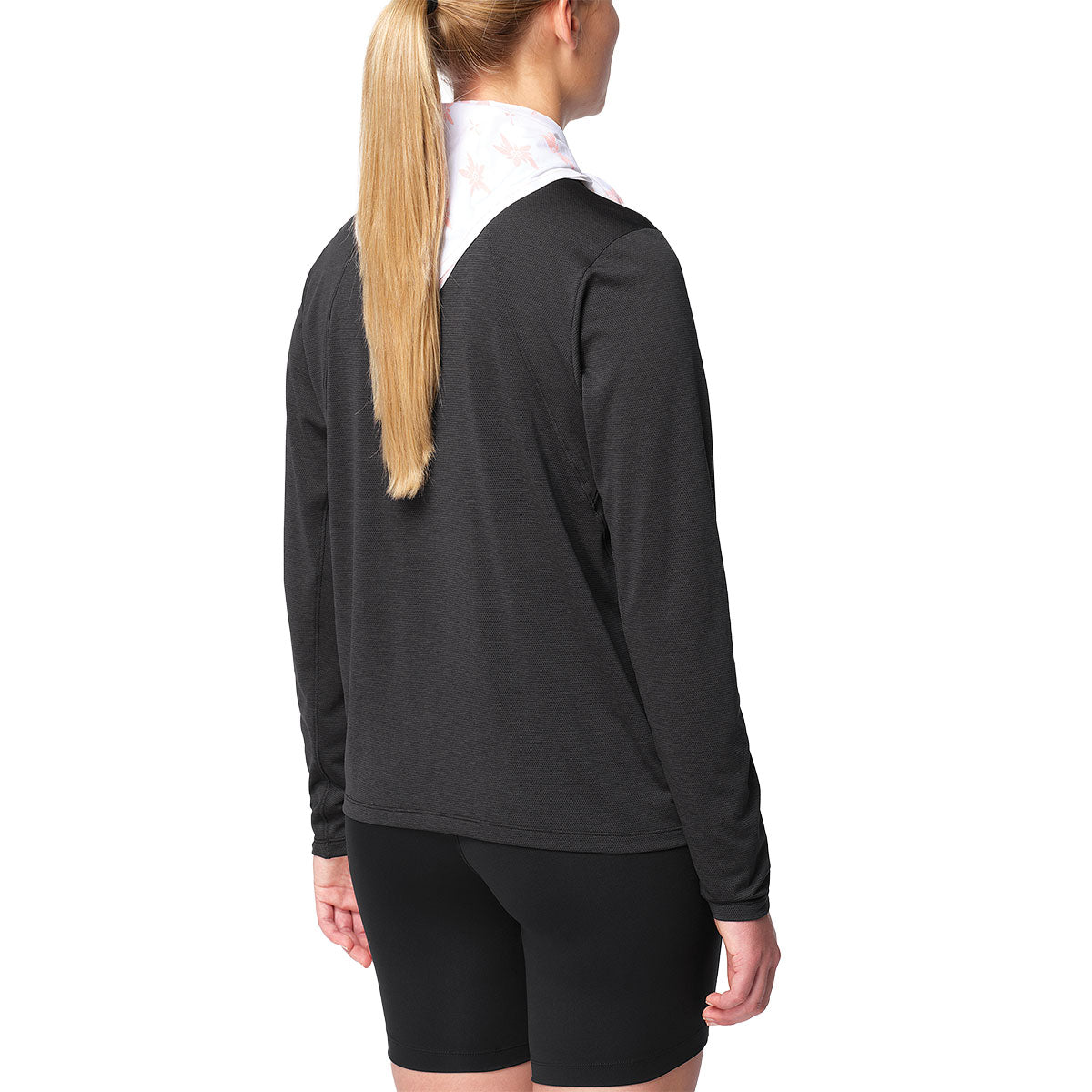 Langærmet T-shirt til damer i sort fra Salomon SHKout Core