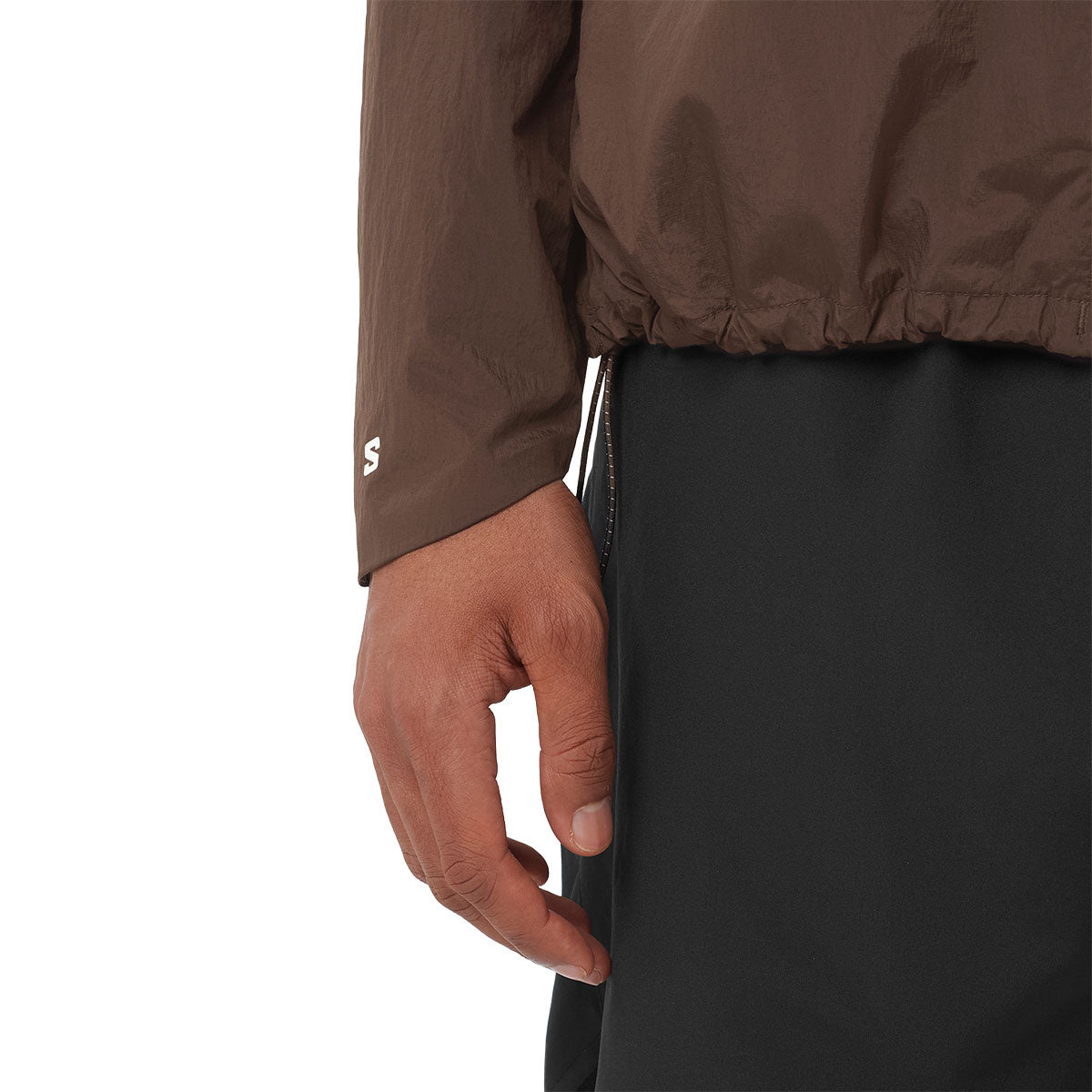 Salomon SHKout Fly Jacket Herre i brun med elastisk talje
