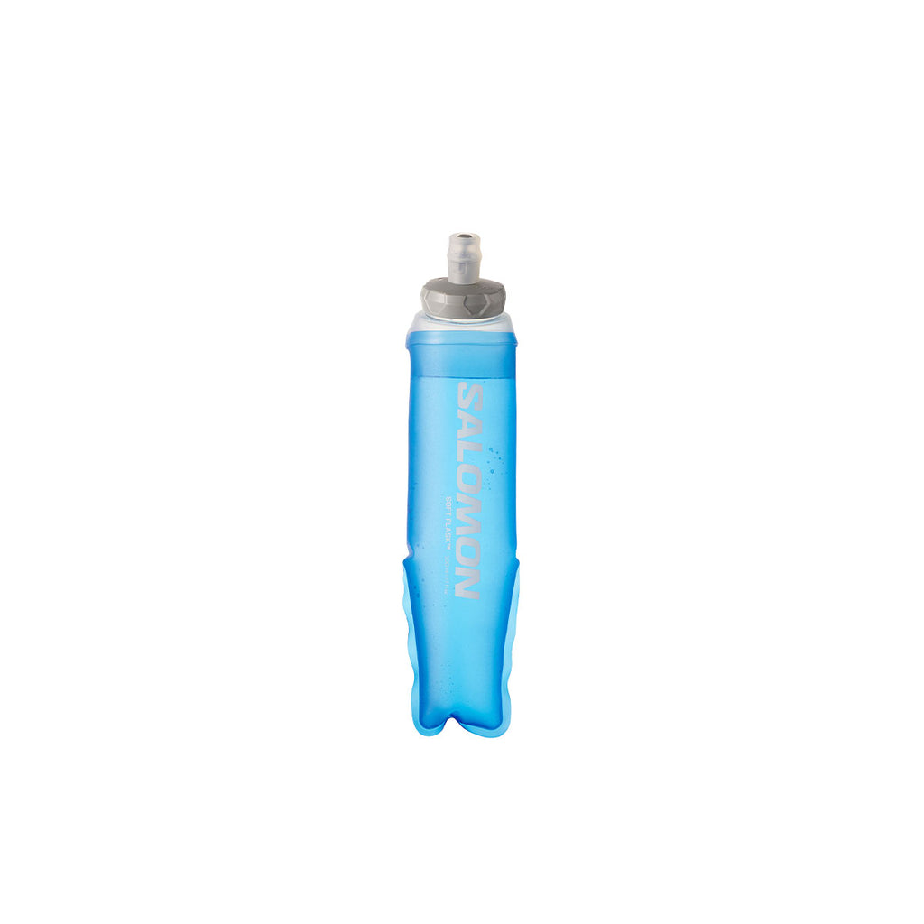 Salomon Soft Flask 500 ml blå drikkedunk med låg