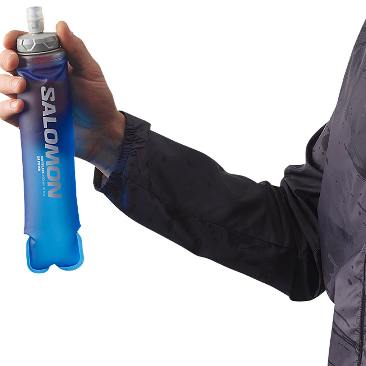 Salomon Softflask XA Filter 490 ml drikkedunk i blå farve