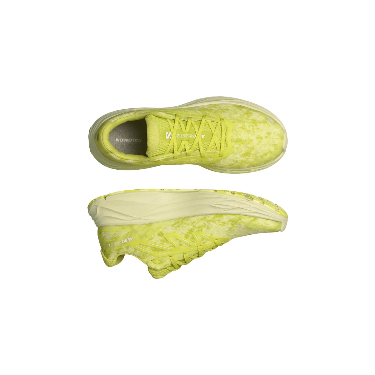 Salomon Aero Glide 2 Herre løbesko i gul farve