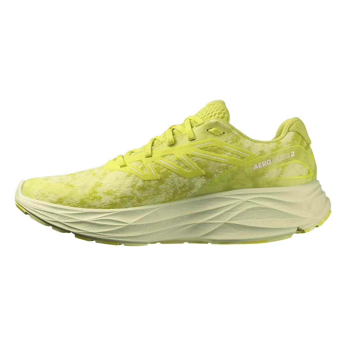 Salomon Aero Glide 2 Herre løbesko i lys grøn farve
