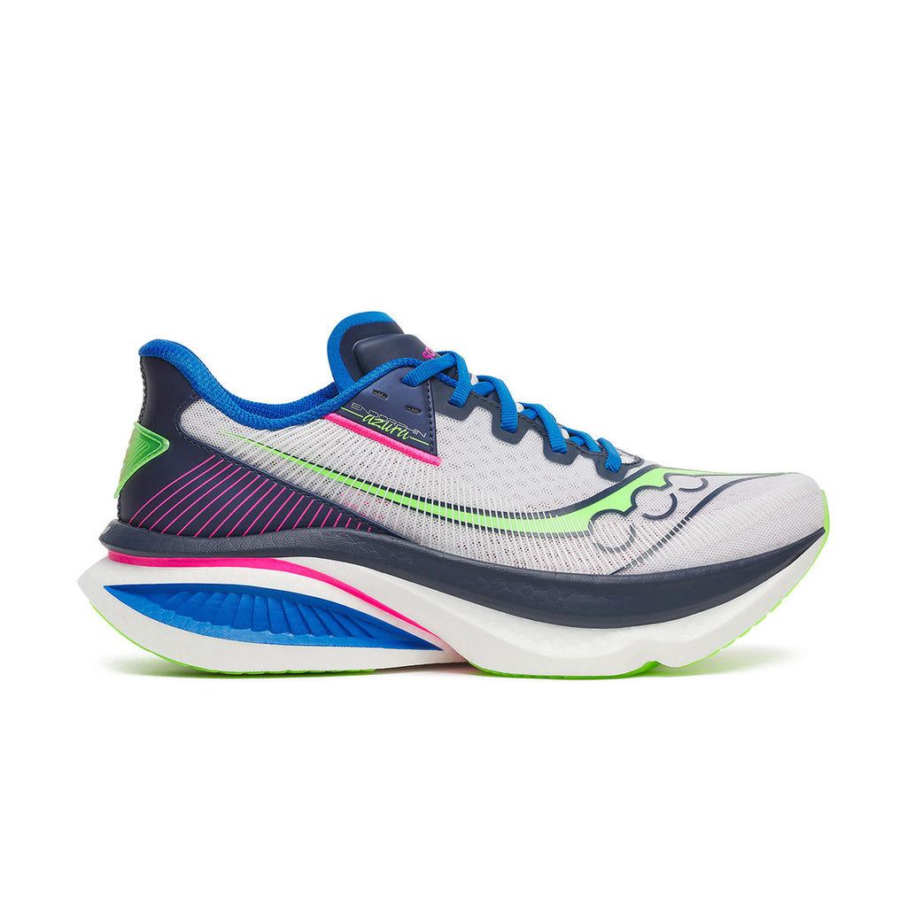 Saucony Endorphin Azura herre løbesko i grå og blå farver