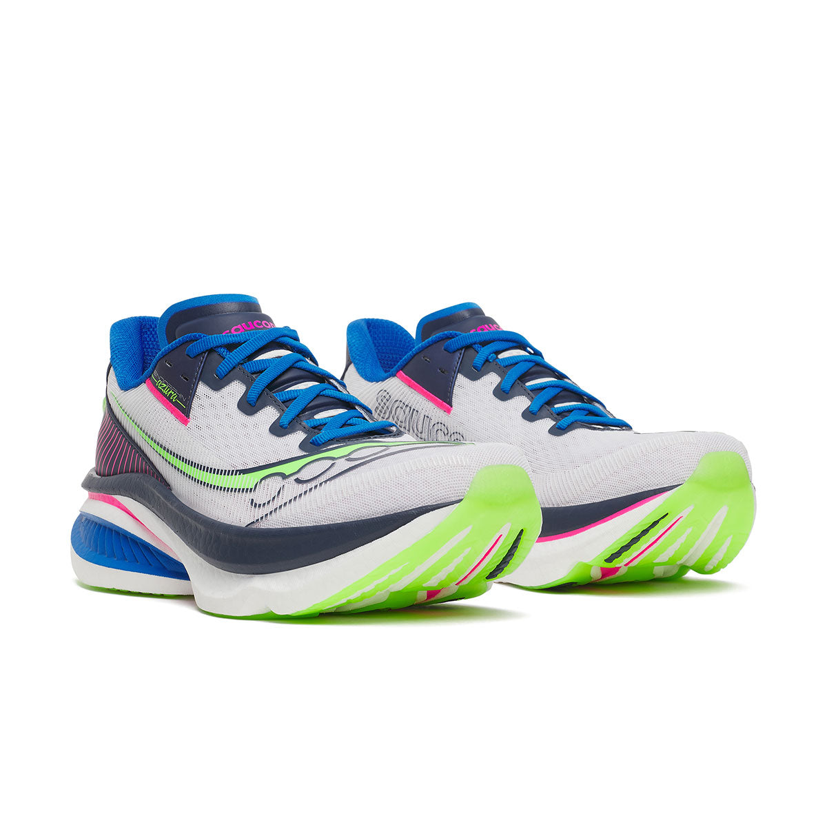 Saucony Endorphin Azura herre løbesko i grå og blå farver
