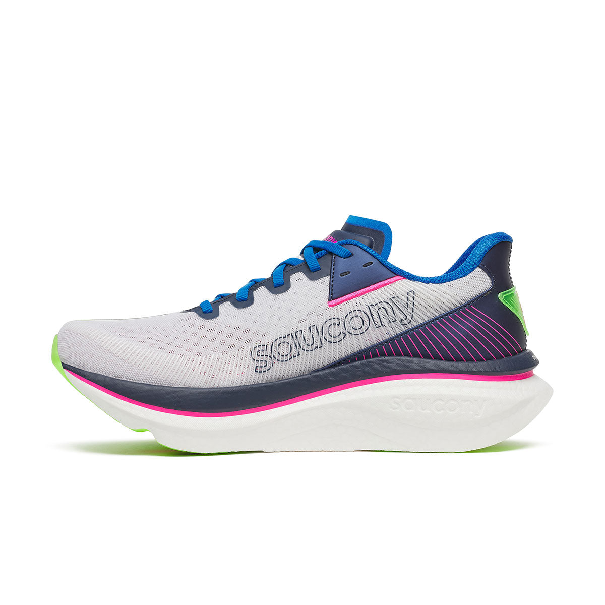 Saucony Endorphin Azura herre løbesko i grå og blå farver